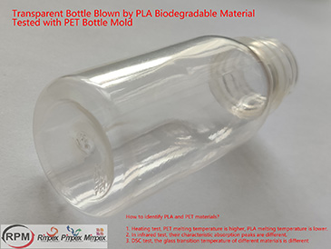 Biodegradable Materials PLA Transparent Bottle 1