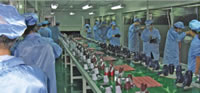 Automatic Spray Coating Production Line, Top Table Type Clean Room Painting Line Digital Product