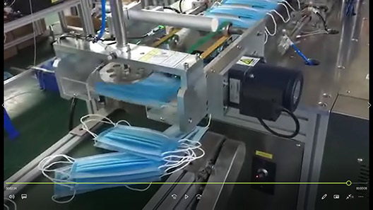 Video of Disposable Masks Making Machine OneOutOne A