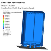 10 Structure Simulation of Simulation Performances Drop Simulation Module Drop Simulation Passed
