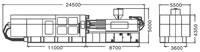 Plastics Injection Machine Dimensions SE4000-90500