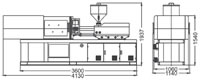 Plastics Injection Machine, Dimensions, SE90-290