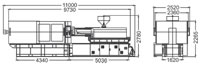 Plastics Injection Machine, Dimensions, SE900-6460