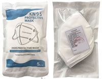 06 KN95 Civil Protective Mask 5pcs Package EXW Qualified Certificate