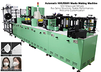 01 Automatic N95 Masks KN95 Masks Making Machine, 120-130pcs per Minute, Bus Servo Structure, Stable Performances, Welcome Customization