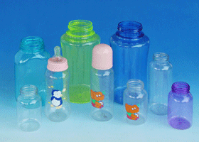 Plastic Bottles Made from Automatic Injection Blow Molding Plastic Machinery