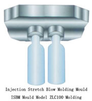 Injection Stretch Blow Molding Mould ISBM Mould Model ZLC100 Molding