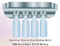Injection Stretch Blow Molding Mould ISBM Mould Model ZLC150 Molding