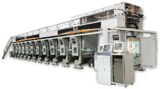 Automatic 10 Colors Bag Printing Machine, Model 600E10